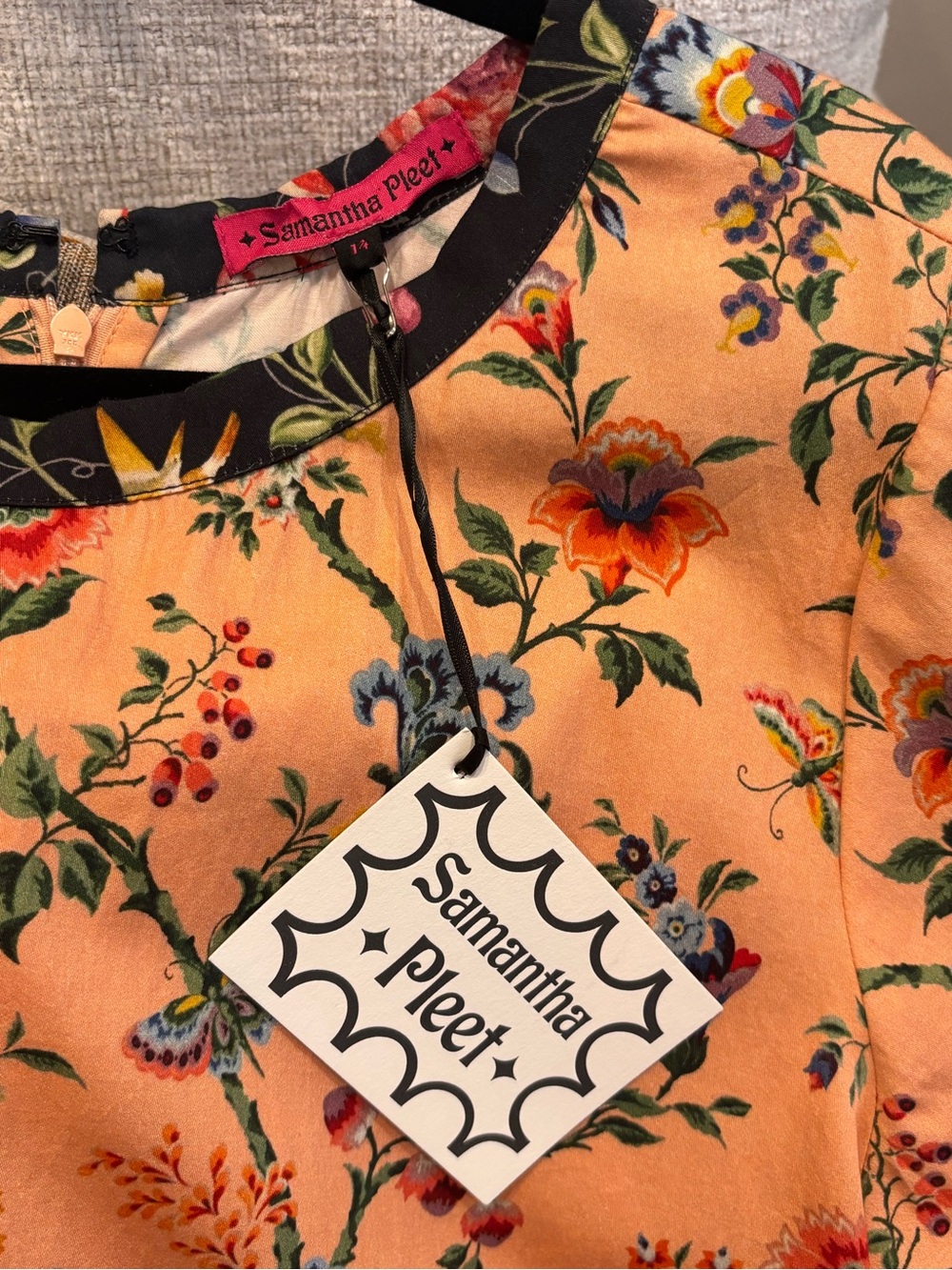 NWT Samantha Pleet Beacon Dress in Wallpaper print - Size 14 - Picture 3 of 3